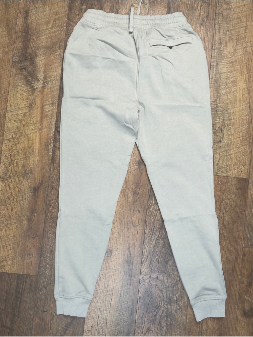 Gymshark Crest Joggers Mens Size Small Sage Green Tapered Sweatpants Snap Pocket - Picture 2 of 7